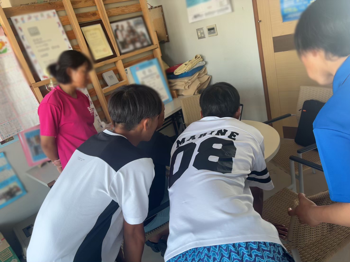 セーリング競技合宿中の様子①