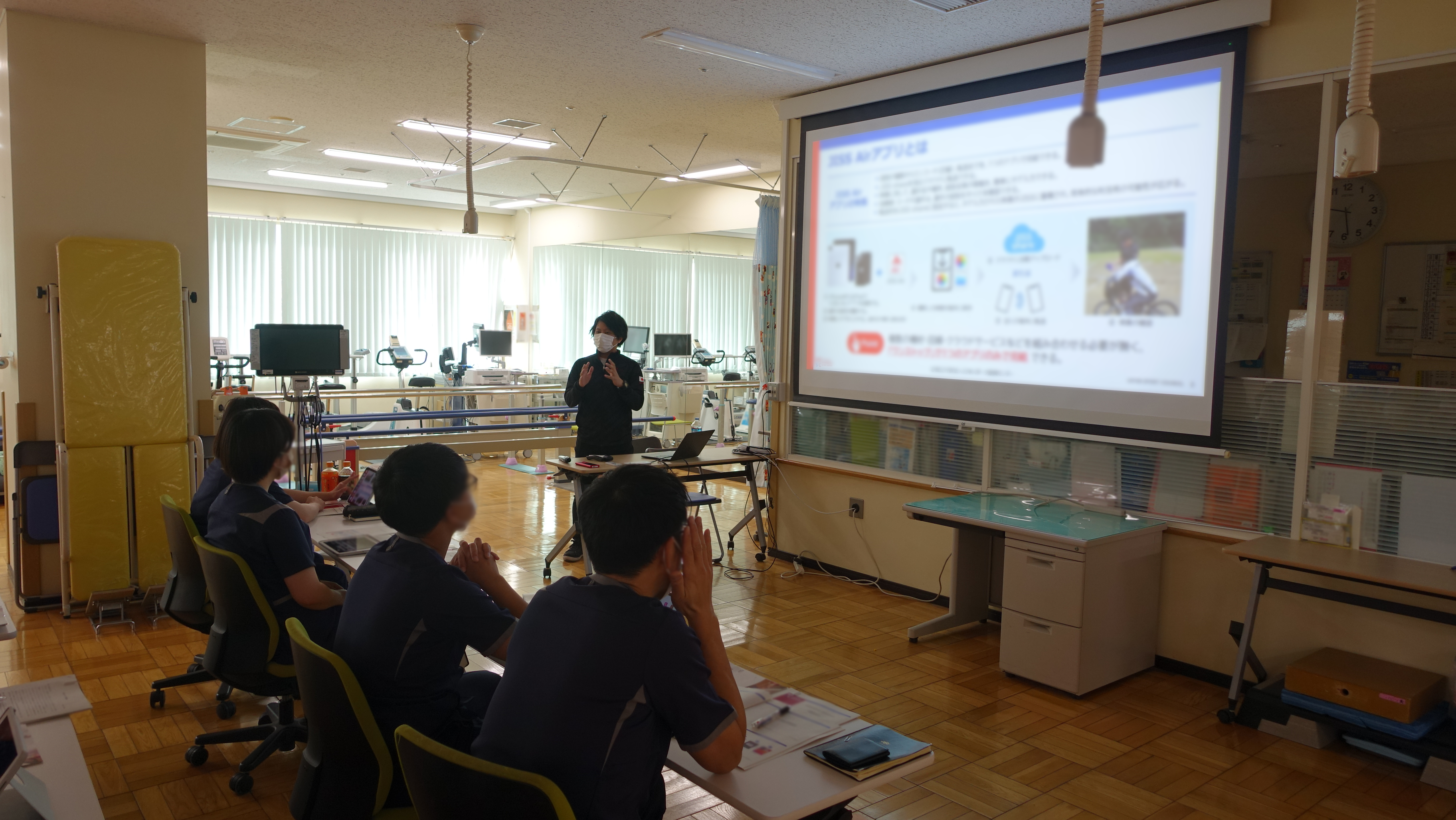 「JISS Air」座学研修の様子