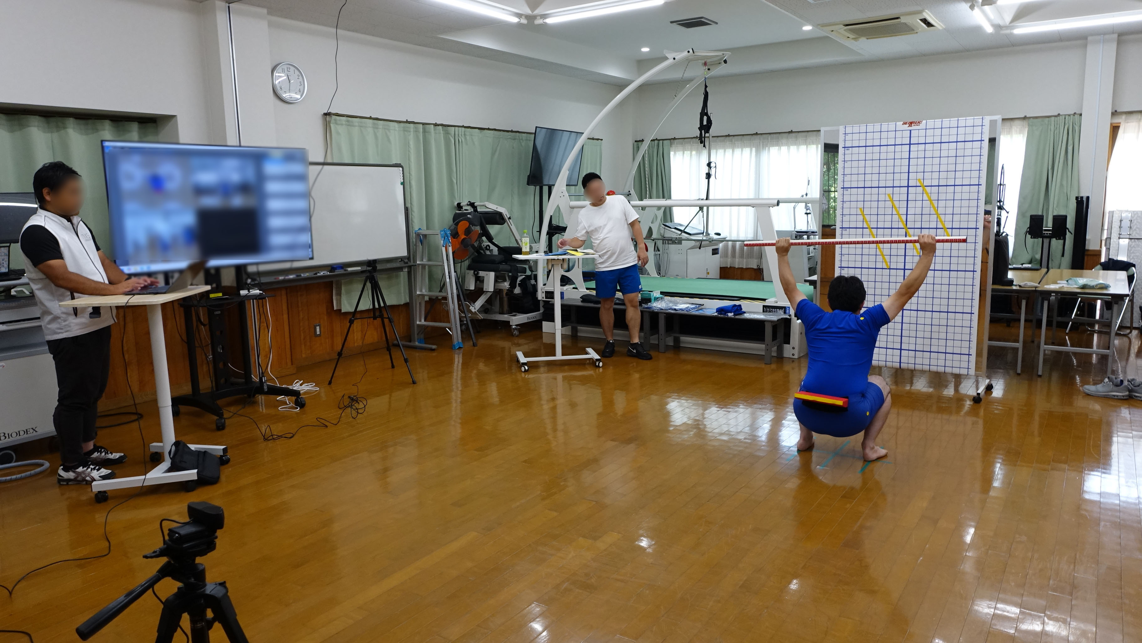 「姿勢チェック（FAAB）」研修プログラムの様子